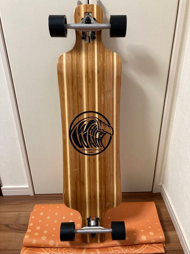 【最終お値下げ】WHITE WAVE WARRIOR ロングスケートボード