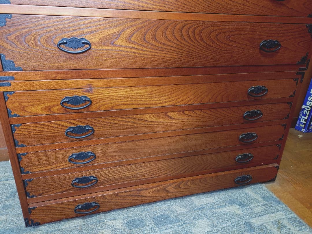 桐箪笥 着物用箪笥 引き出し3段 5段 引越し処分のため格安 送料込