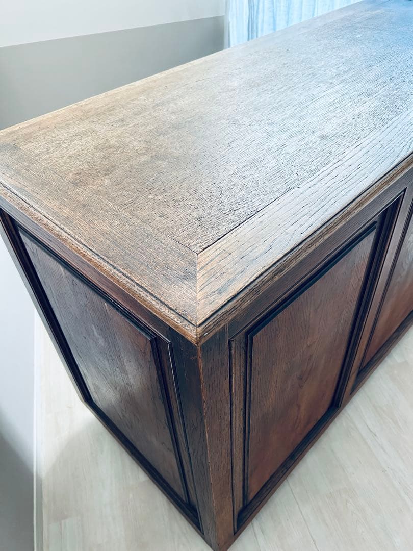 フランスアンティーク 家具 木製ショップカウンター 作業台 アトリエ