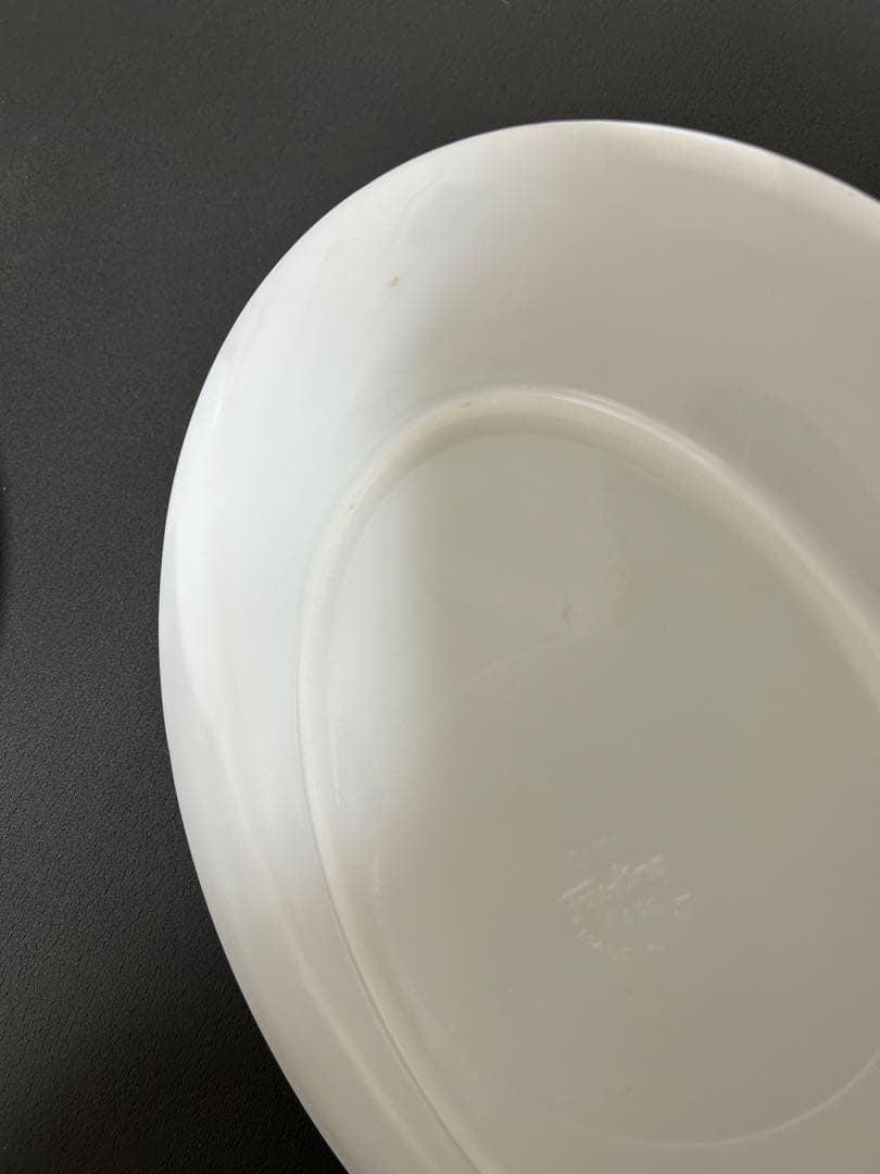 ファイヤーキング　皿　オーバルプレート　fire king ペア