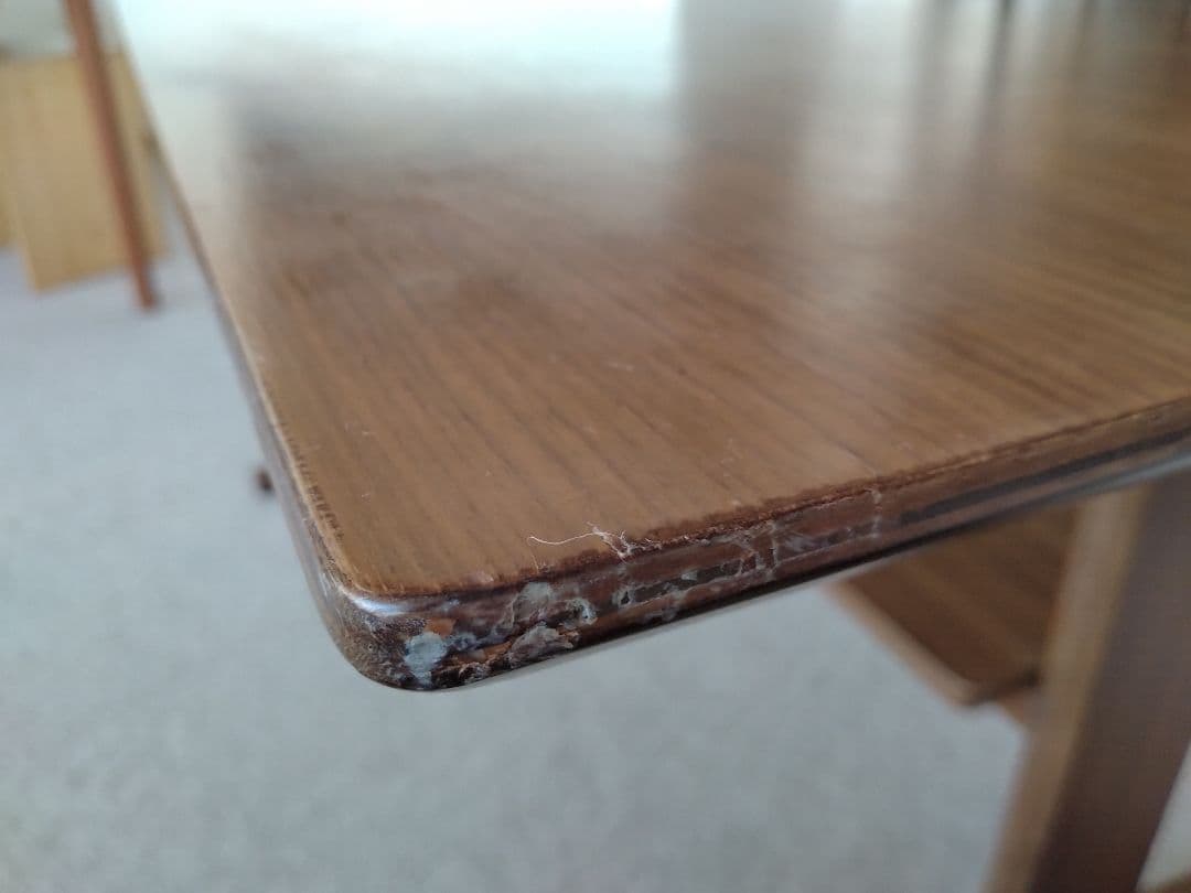 【訳あり格安】MUJI無印 リビングダイニングテーブルウォールナット材130cm