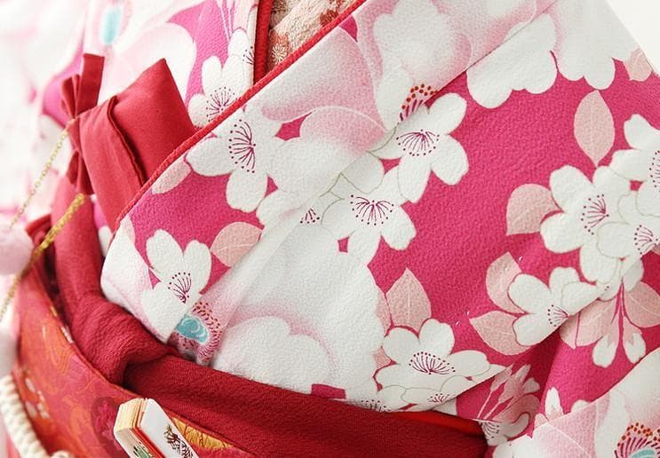 7歳 女の子 着物 七五三　四つ身 7-050