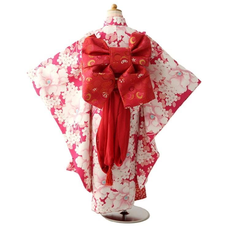 7歳 女の子 着物 七五三　四つ身 7-050