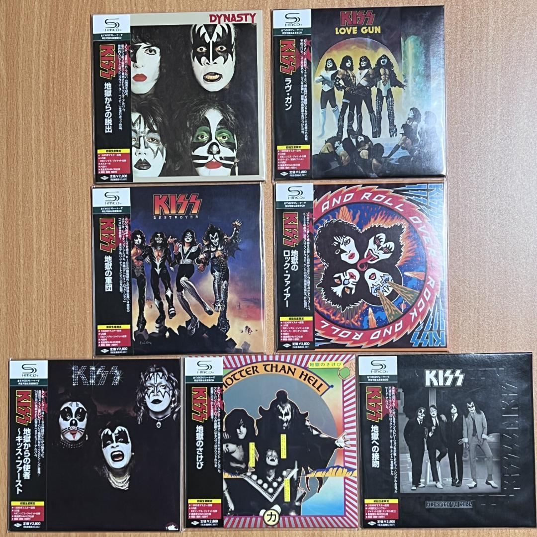 KISS キッス / 地獄からの使者 他 ７タイトル 紙ジャケ SHM-CD