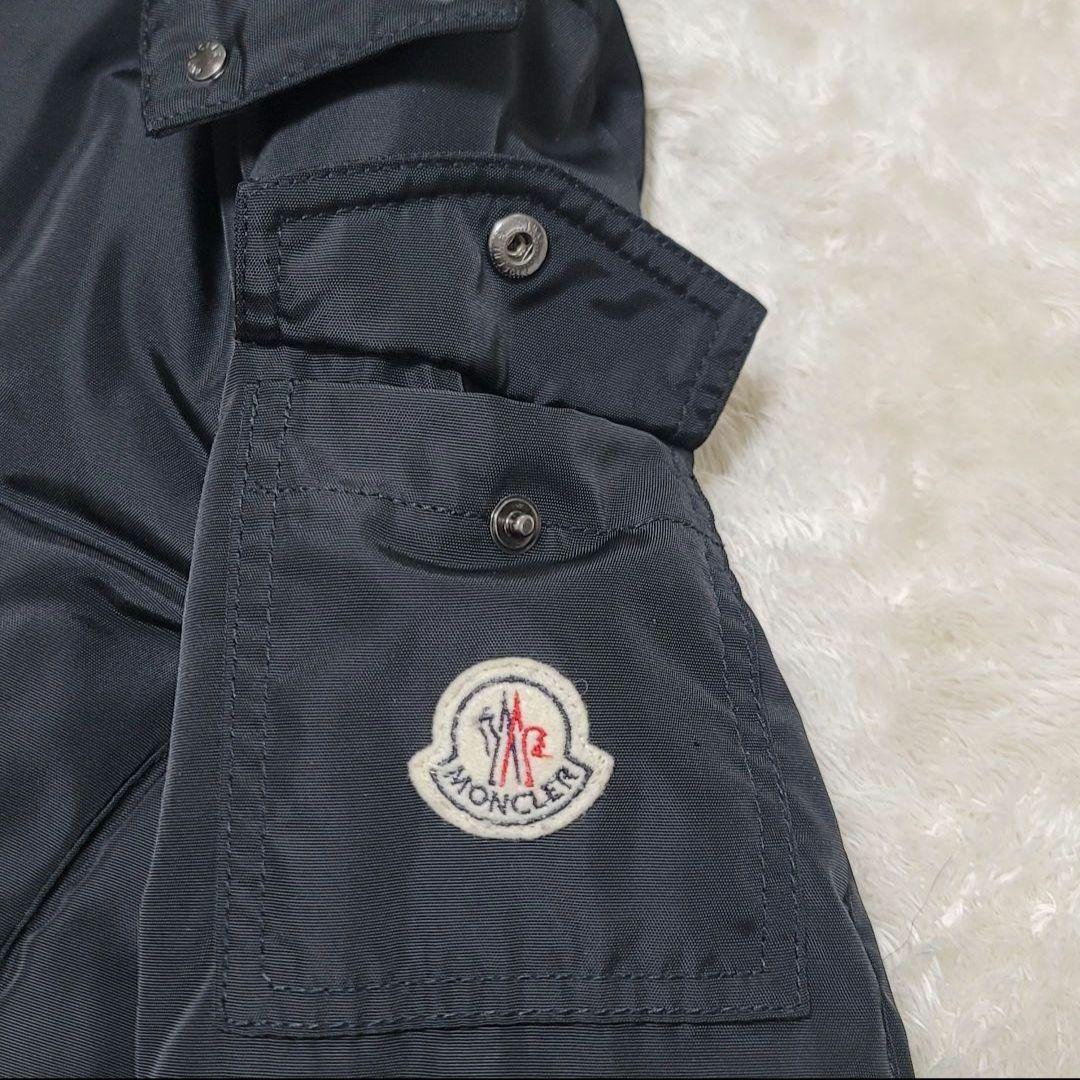 MONCLER　モンクレール　ダウンジャケット　ロゴワッペン　2way　ブラック