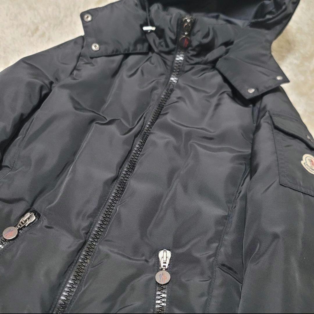 MONCLER　モンクレール　ダウンジャケット　ロゴワッペン　2way　ブラック