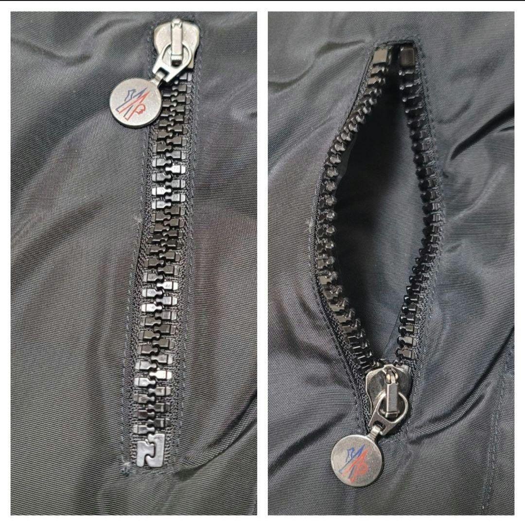 MONCLER　モンクレール　ダウンジャケット　ロゴワッペン　2way　ブラック