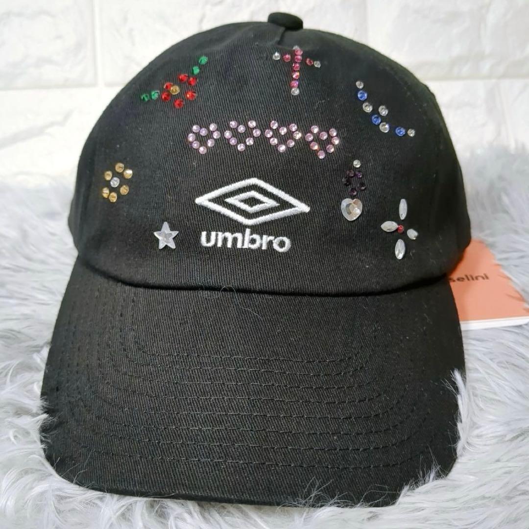 新品 コラボumblo×Casseliniストーンキャップ ラインストーン完売品