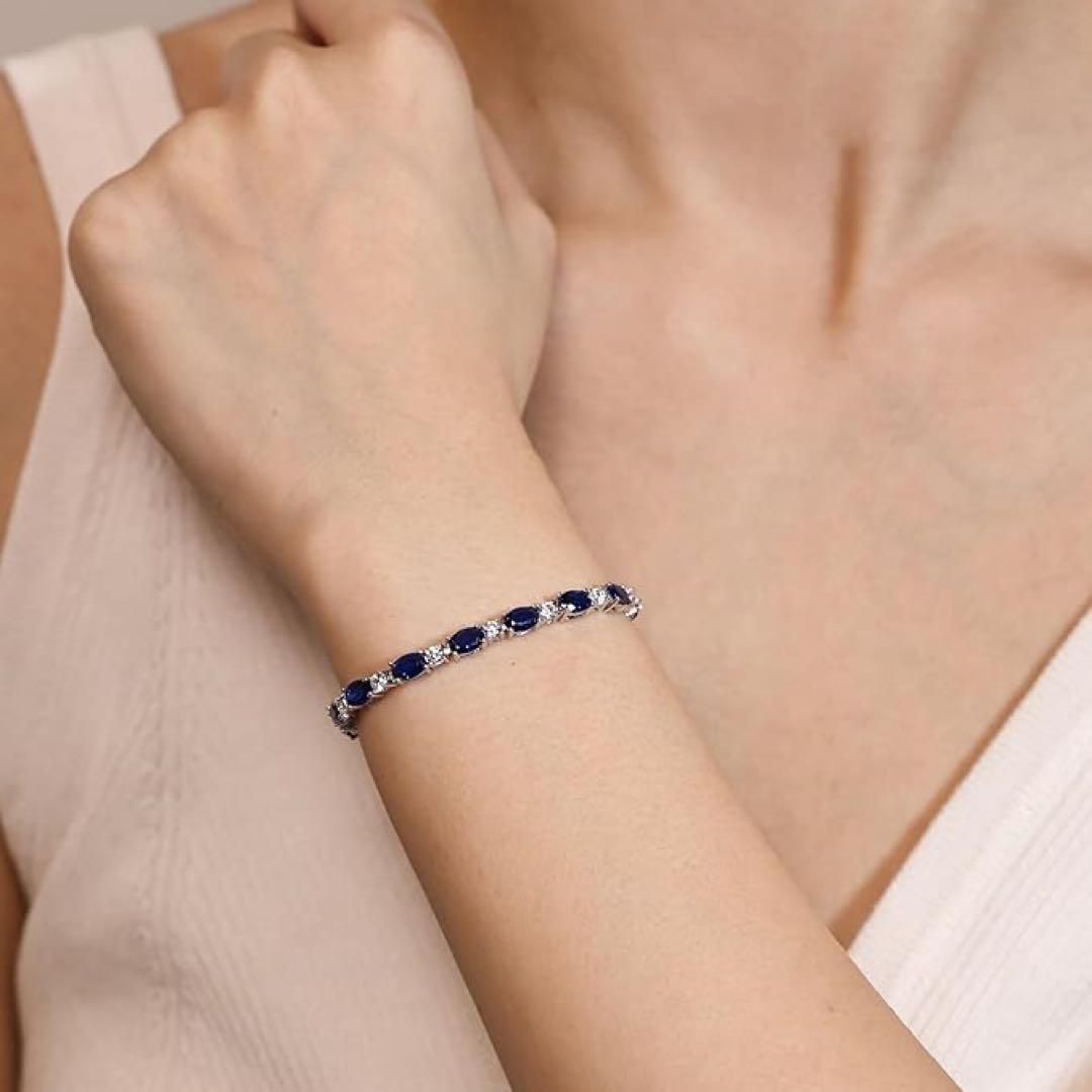 【大特価】ブレスレット レディース 12ヶ月 誕生石 17cm 幅4mm