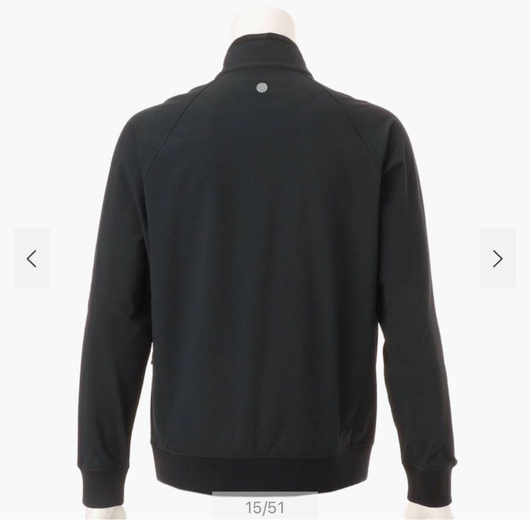 24AW ブリーフィングゴルフストームフリースブルゾン黒M