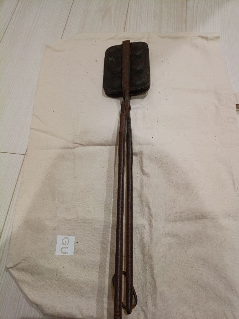 時代物　和菓子　焼き型　煎餅焼き器 金属製 菓子型 古道具 鉄製 調理器具