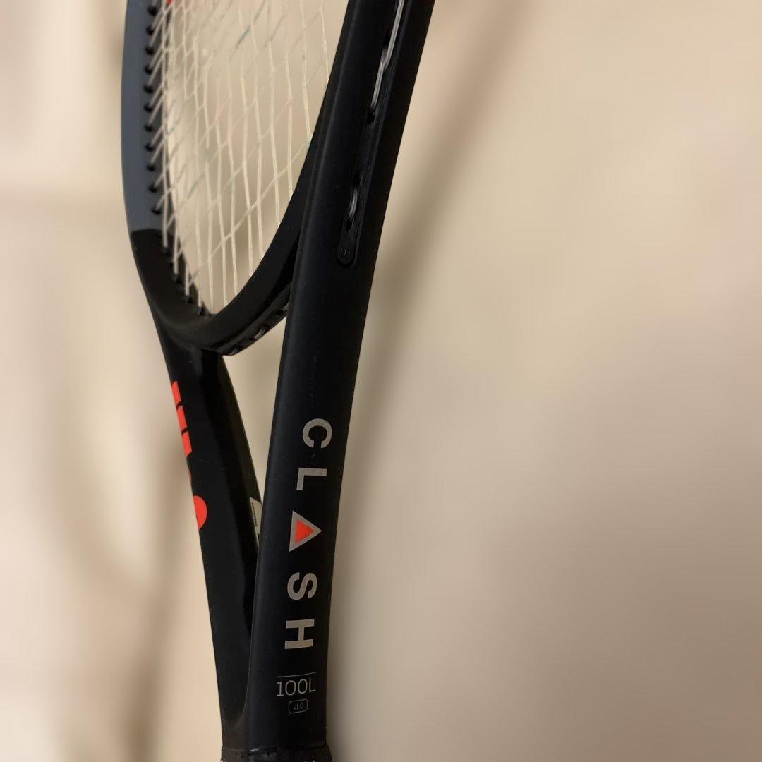 WilsonウィルソンテニスラケットBLK/CLASH 100L V1.0 G２