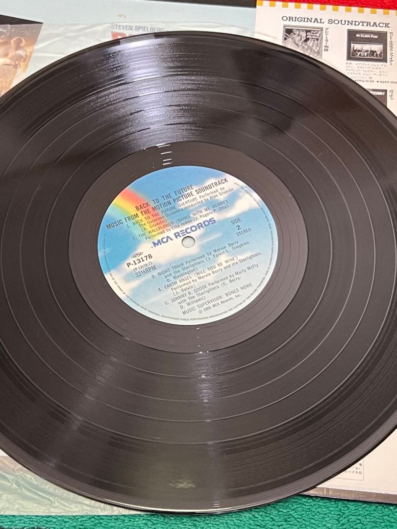 バックトゥザ・フューチャー　帯付き　LP オリジナル盤