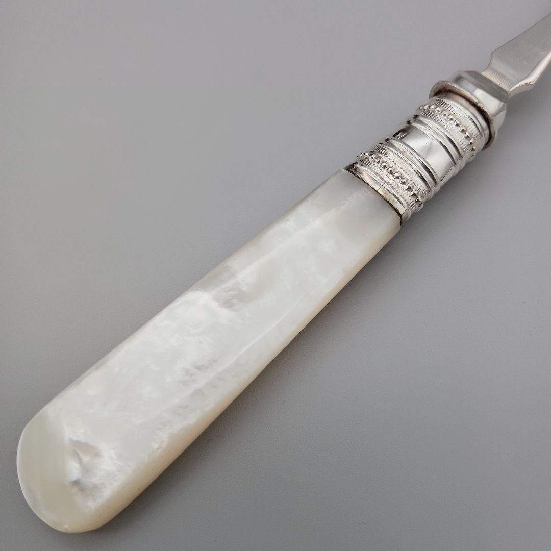 イギリス 白蝶貝 カトラリー 24本セット デザートフォーク ナイフ