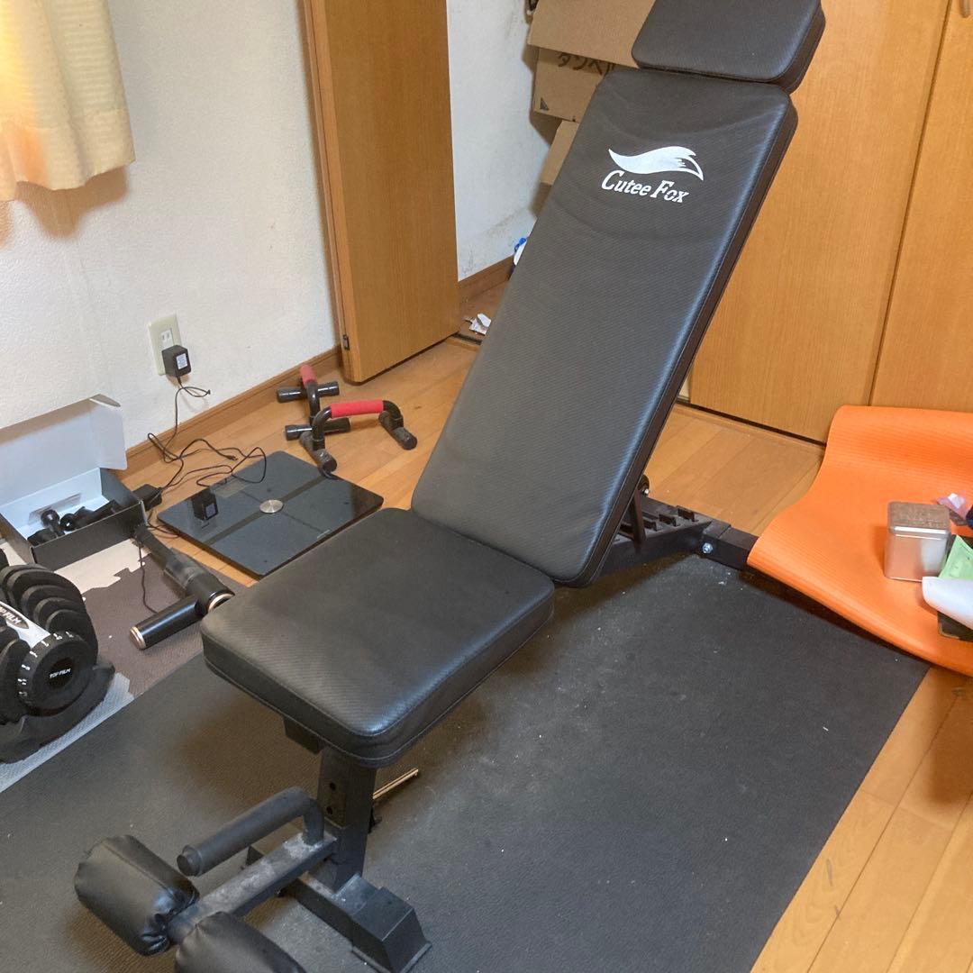 (直接お取引限定)山形県　可変式ダンベル インクラインベンチセット