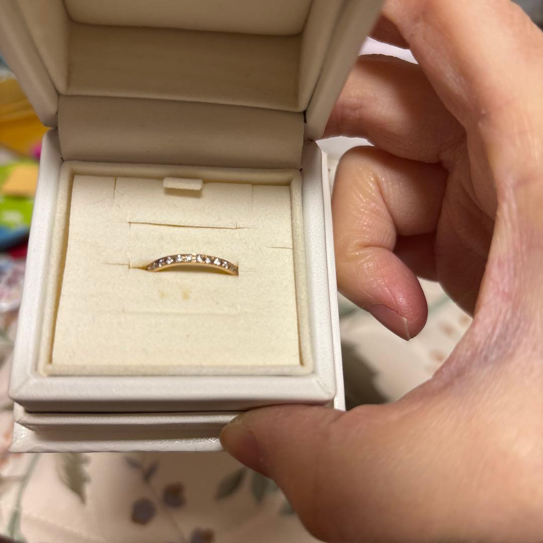 4℃ k18ピンクゴールド　ダイヤモンド　8号 指輪♡