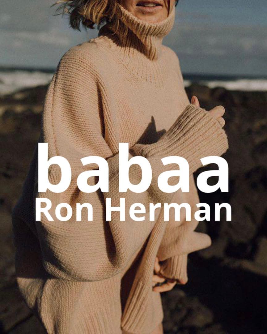 ロンハーマンbabaa タートルネック　オーバーサイズ　ニット