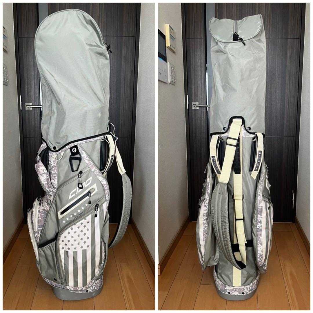 美品希少SUN MOUNTAIN C130 14分割　キャディバッグ カモフラ柄