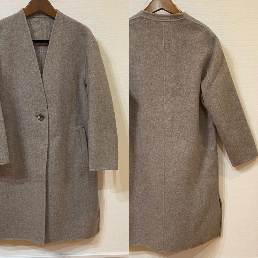 ノーカラーコート　羽織り　小さいサイズ 5号