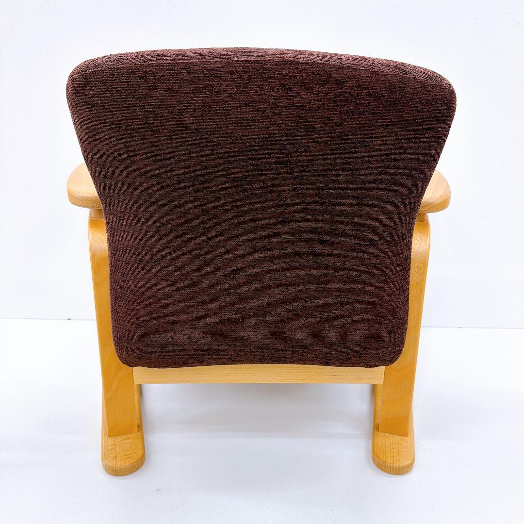 【希少】トヨモク　くつろぎ座　低座椅子　ブラウン　モダン