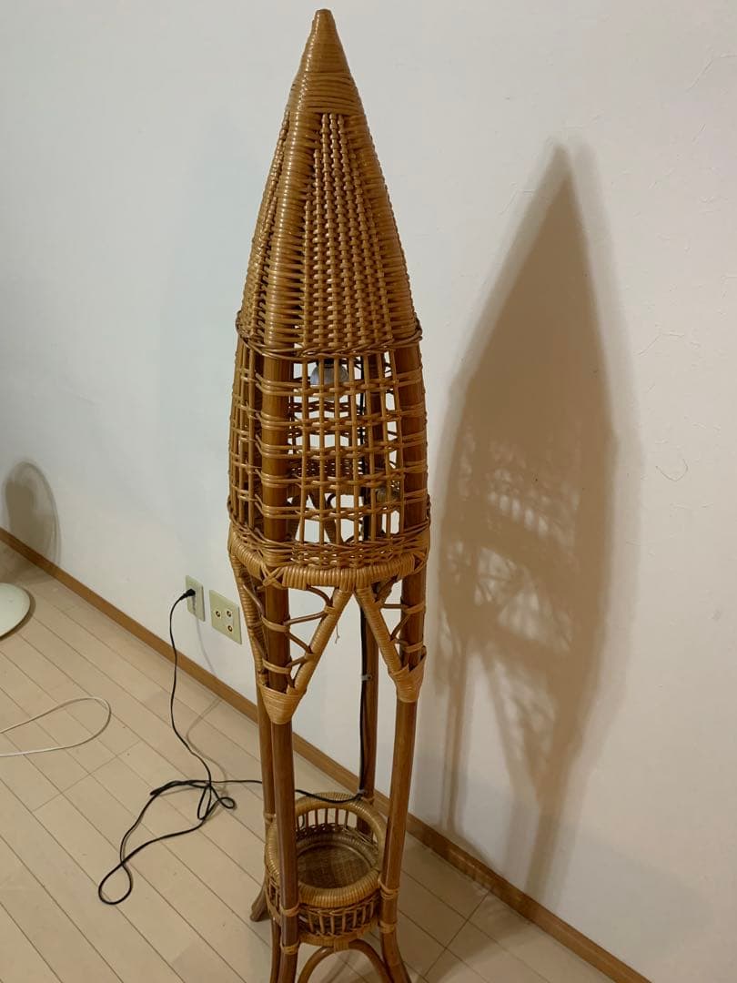 ラタン　フロアスタンド　インテリア