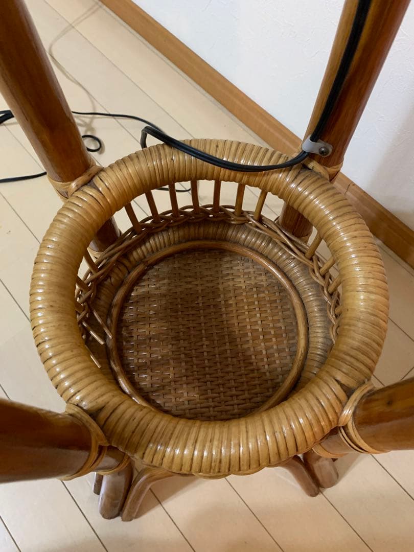 ラタン　フロアスタンド　インテリア