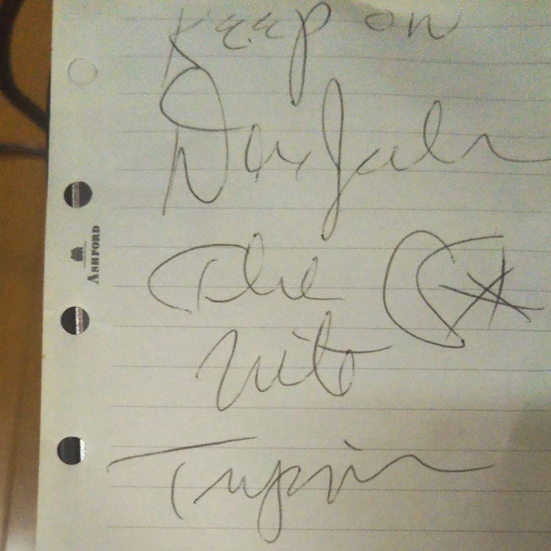 激レア‼　ドクタージョンのサイン