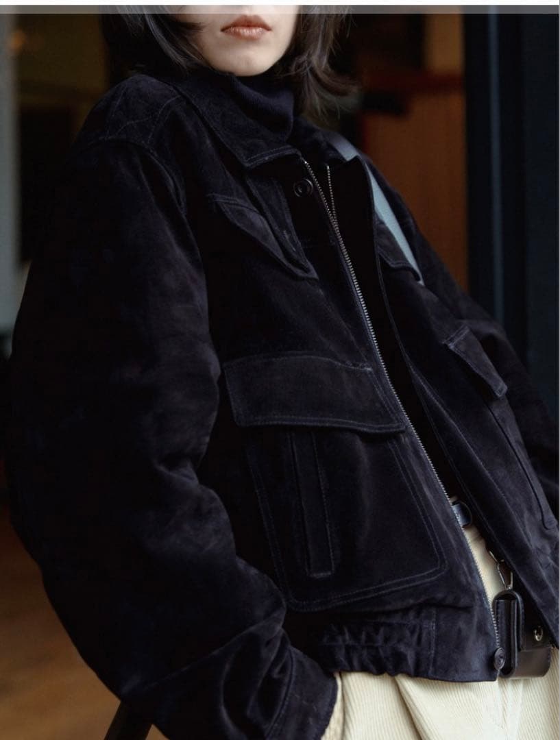 NOKCHA quilting liner real suède jacket