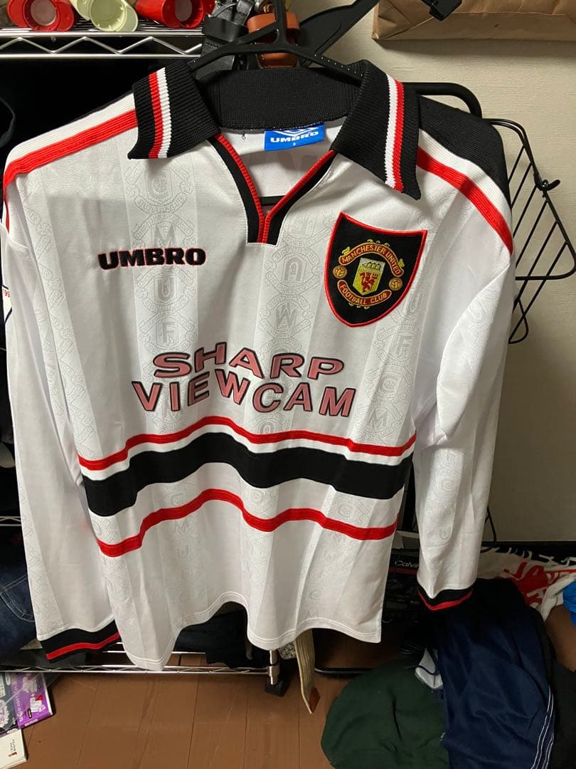 超希少　UMBRO サッカーシャツ BECKHAM 7 S ベッカム長袖ユニ