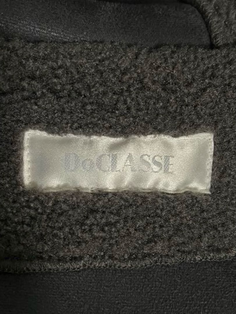 DoCLASSE 今期商品　ボアフードコートチャコール　11号　未使用 完売品