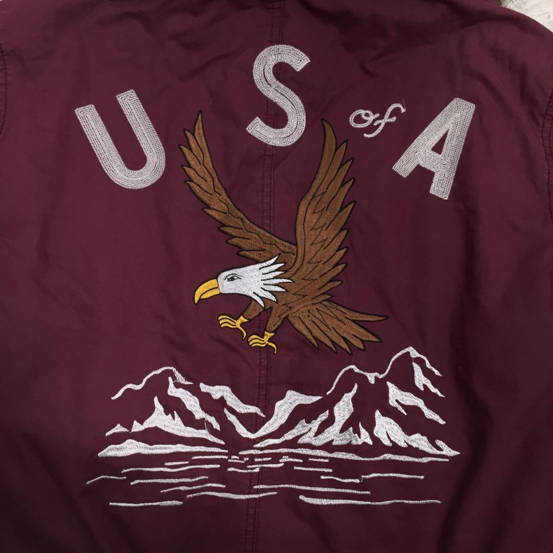 【超人気】GAP ギャップ バック刺繍ロゴ IDEALジップフライトジャケットS