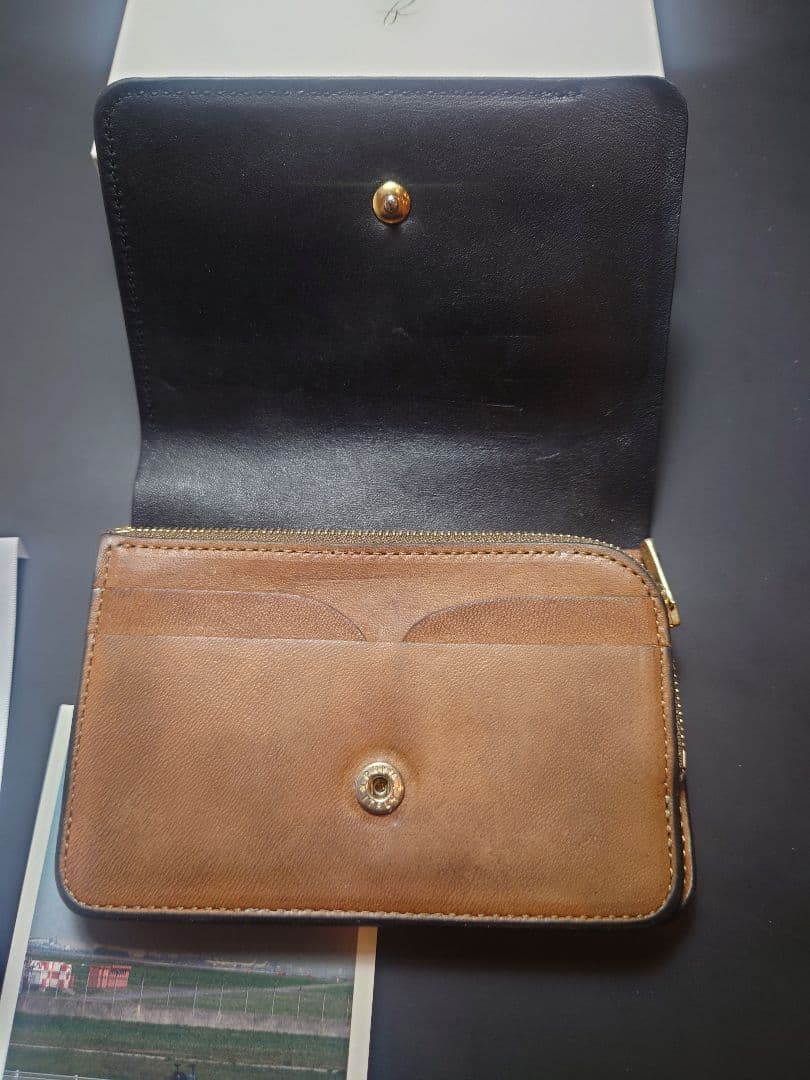 フォルメ　forme ショートウォレット　ベビーカーフ　廃盤　財布