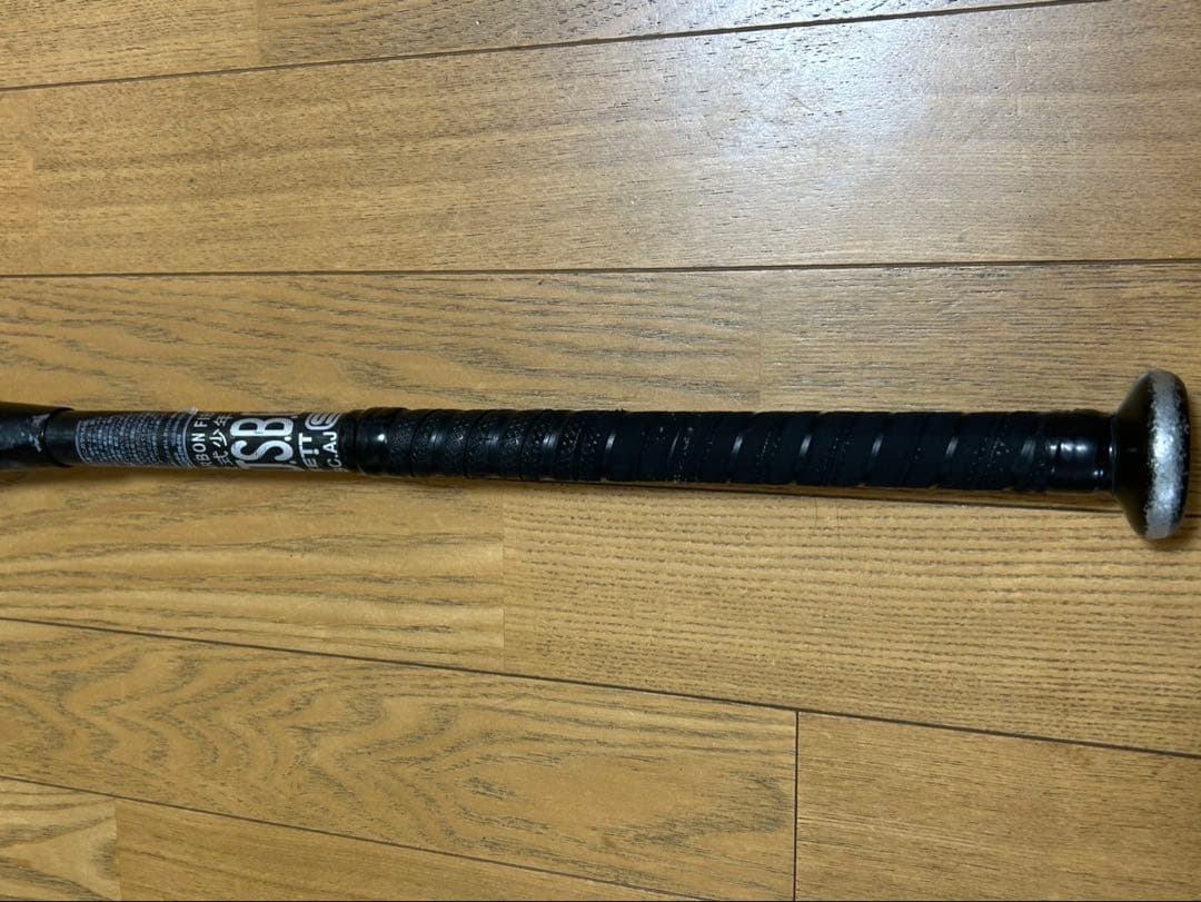 モンスターブラックキャノン80cm 少年用　軟式　バット　中古　飛距離アップ
