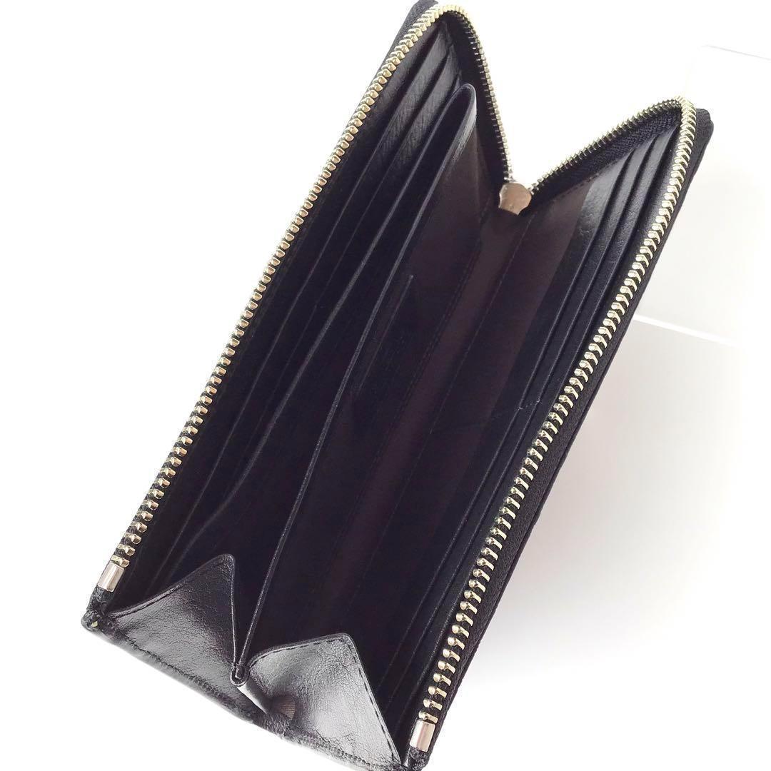 【新品】ヴィヴィアンウエストウッド✨タグ L字ファスナー長財布 財布 長財布 黒