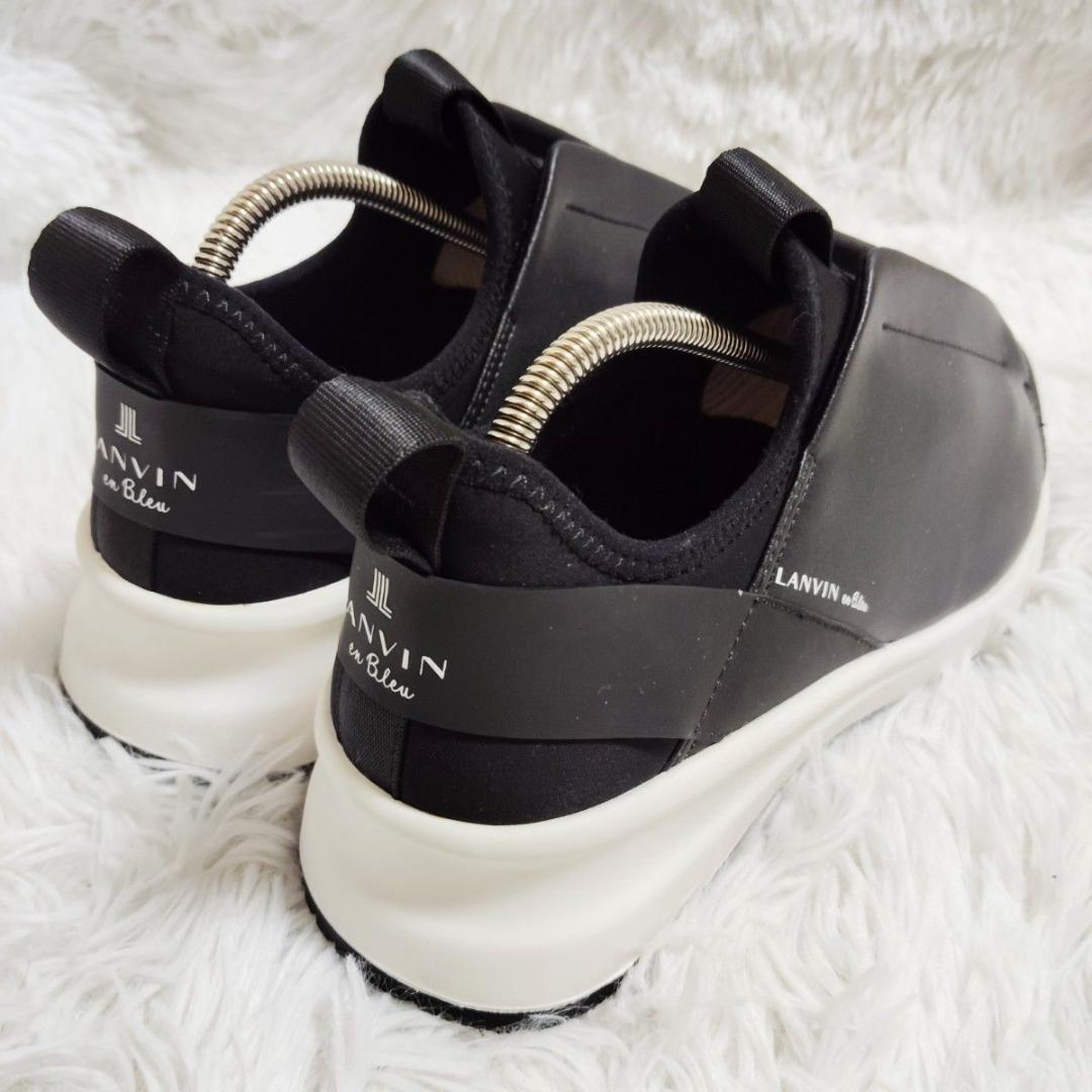 美品！ランバン LANVIN en Bleu 黒革 23.5 最終価格