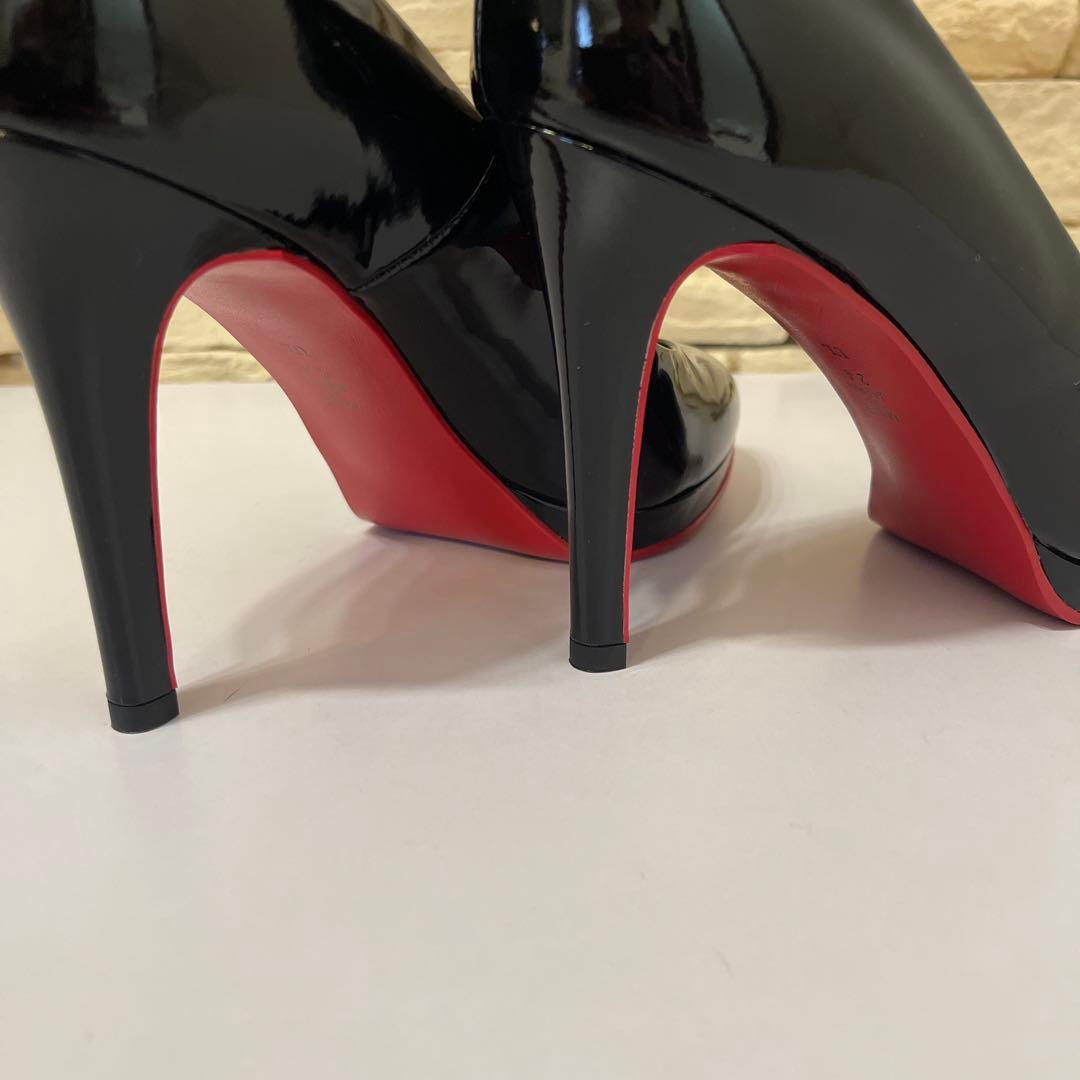 【新品・未使用】DIANA ダイアナ　エナメル　ヒール　黒　ブラック　パンプス