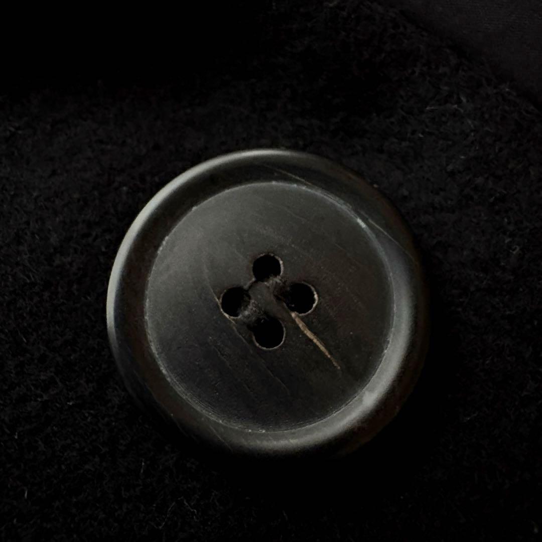 ★美品★ Theory チェスターコート レイヤード 取り外し可 カシミヤ混 黒