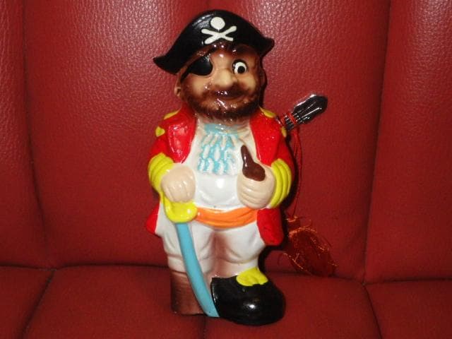 60’S★海賊★黒髭★ビンテージ★ボトルオープナー★栓抜き★置物★人形★スカル★