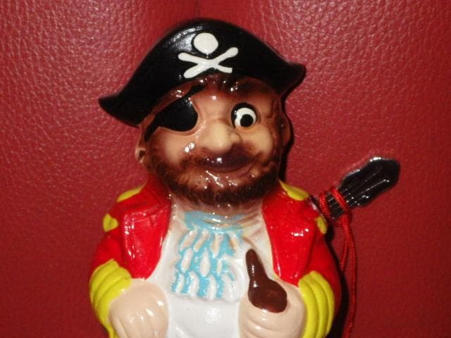 60’S★海賊★黒髭★ビンテージ★ボトルオープナー★栓抜き★置物★人形★スカル★