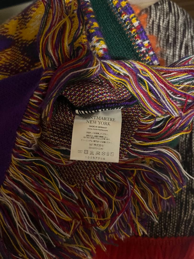 MONTMARTRE × SULLIVAN アクリルニットマフラー