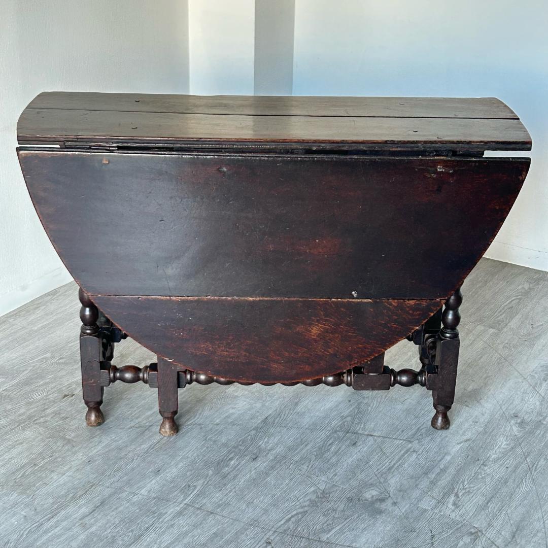 イギリス アンティーク ゲートレッグテーブル 折りたたみテーブル　259A