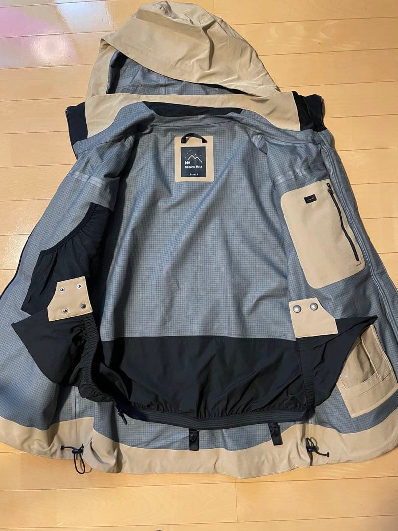 nature field スノーボード　ジャケット　Mサイズ ベージュ