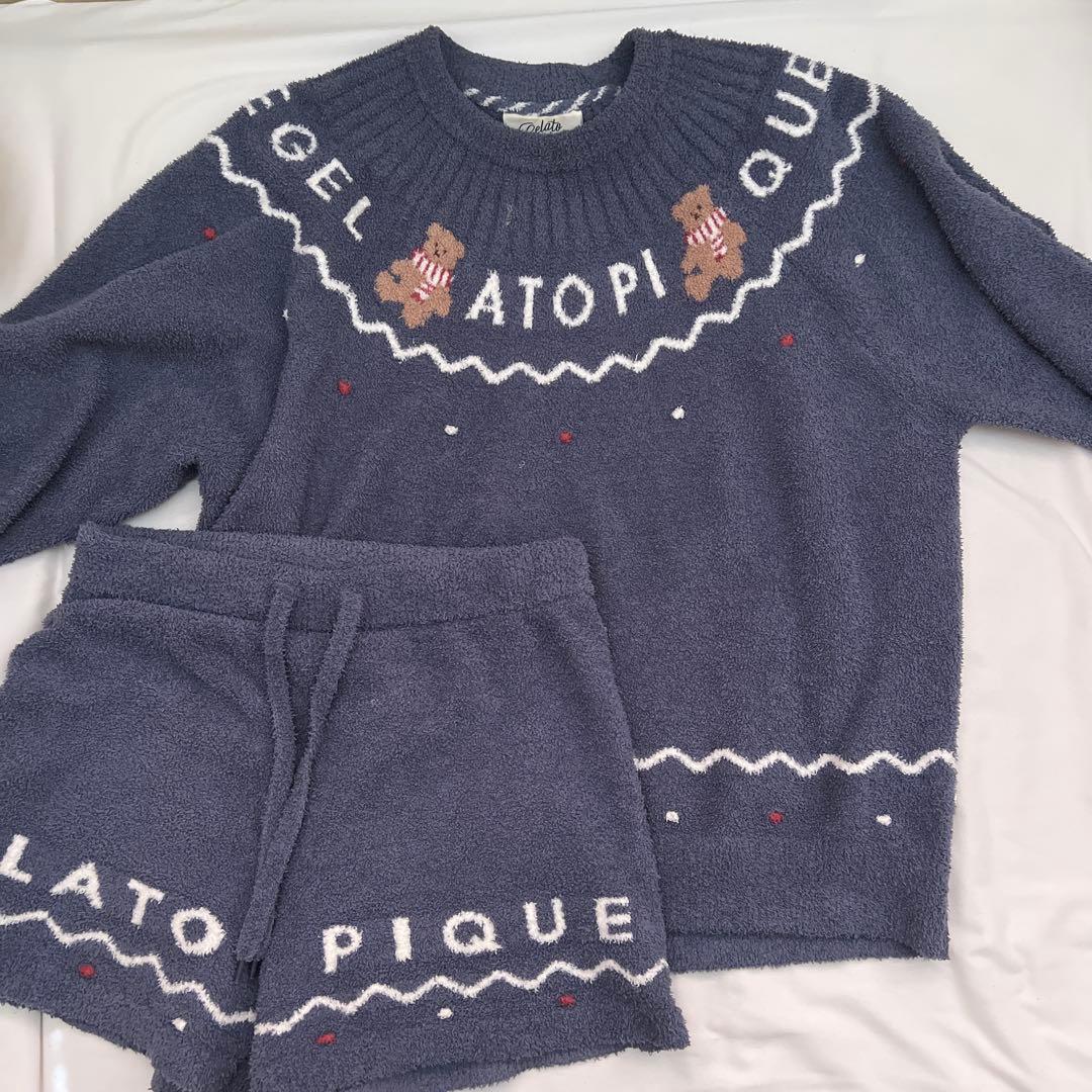 Gelato Pique ダークグレー ルームウェア