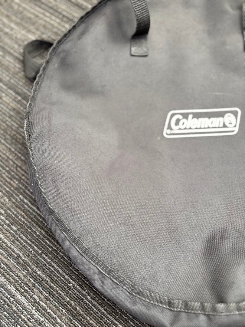 コールマン　ファイヤーディスク　ショップ限定ゴールド　三段フレーム＆五徳付き