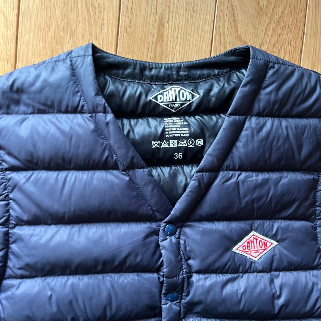 DANTON ダントン レディース Vネック インナーダウンベスト