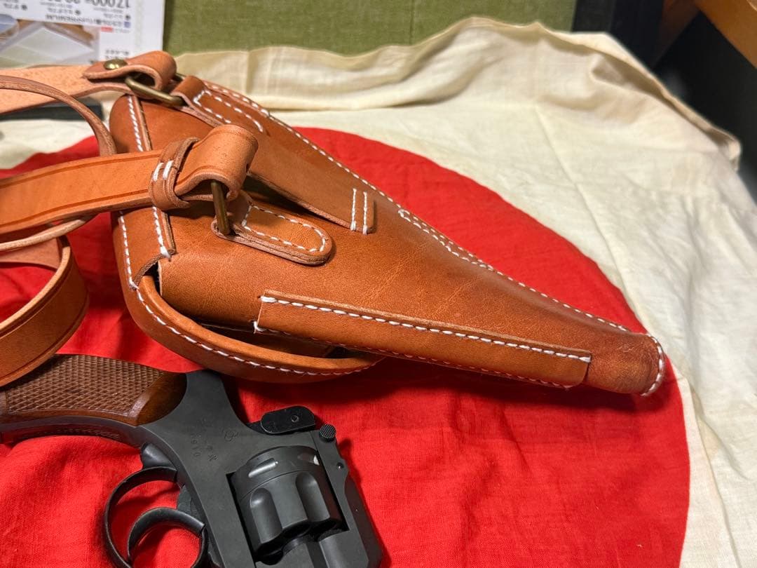大日本帝国陸軍 二十六式拳銃嚢 ホルスター（複製品）サバゲ　陸軍　将校　下士官