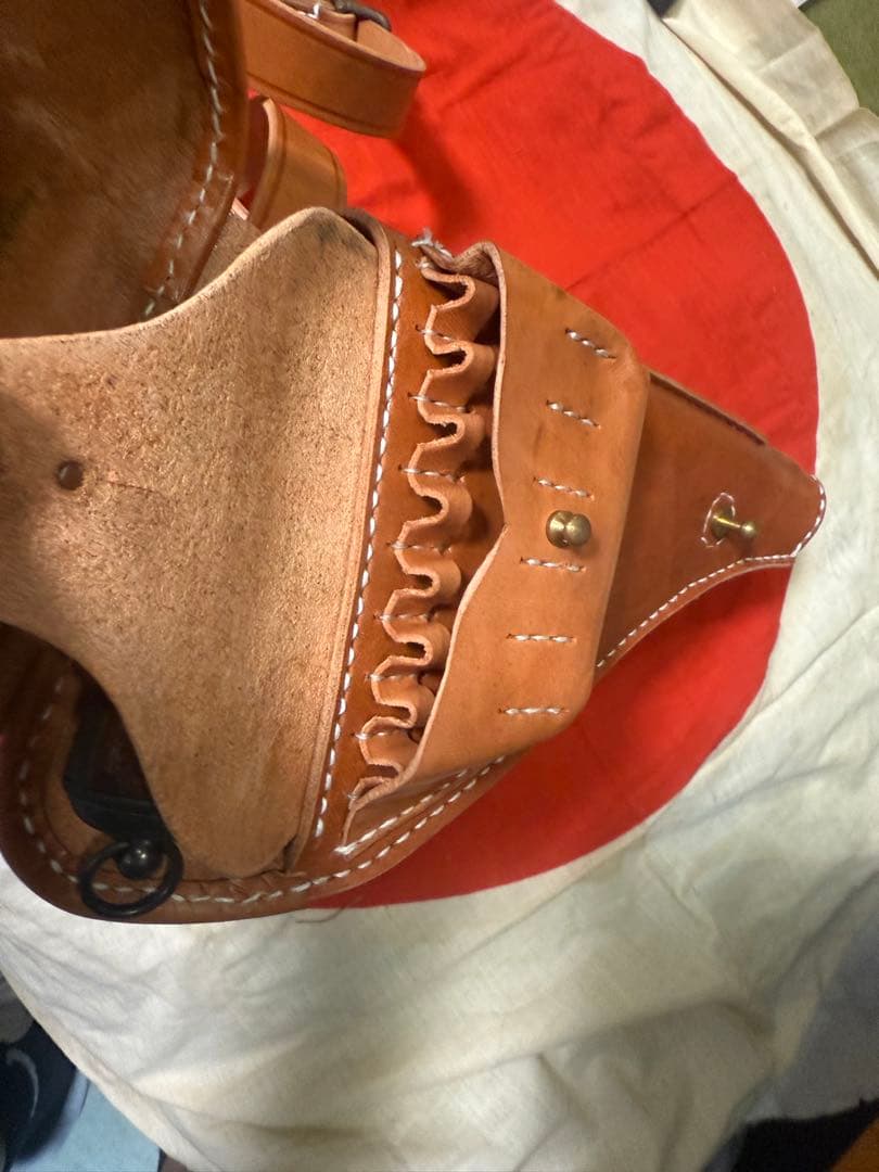 大日本帝国陸軍 二十六式拳銃嚢 ホルスター（複製品）サバゲ　陸軍　将校　下士官