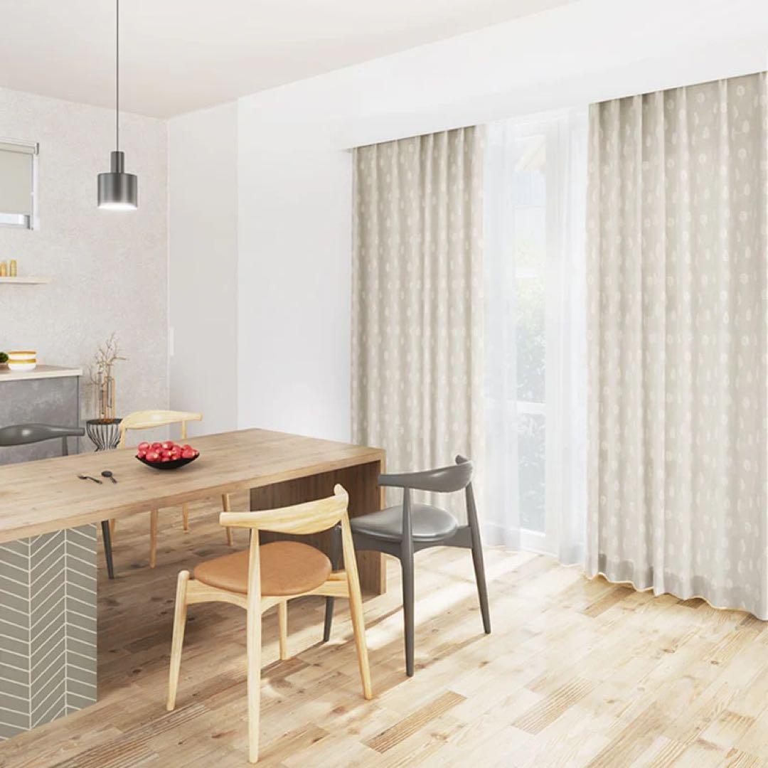 【新品未使用】サンゲツ フォレスト ベージュ カーテン 腰窓 EE0310