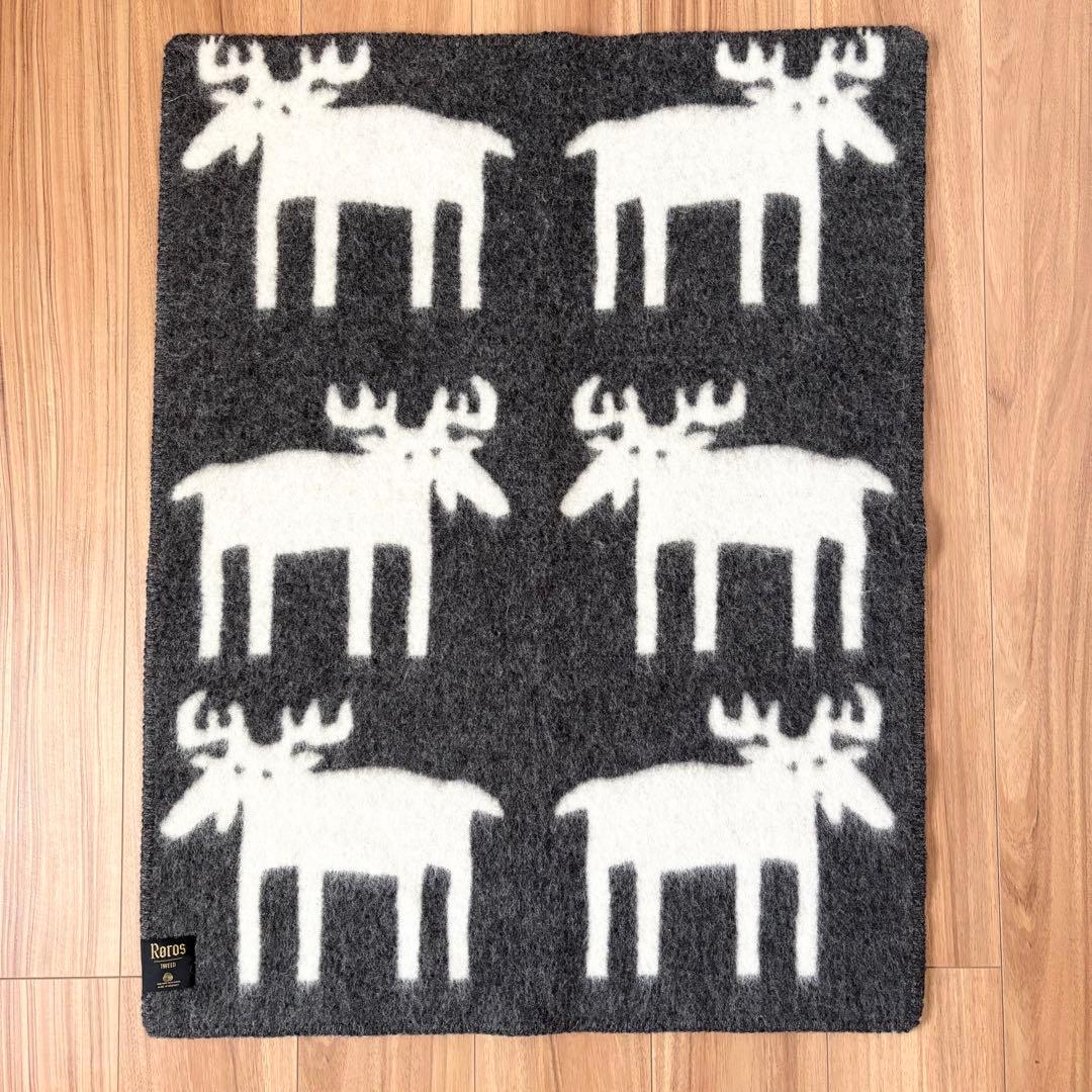 ロロスツイード トナカイ柄　ブランケット