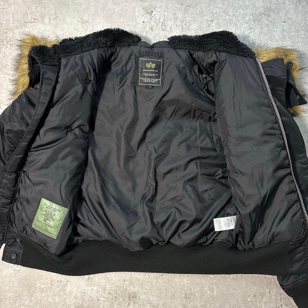 極美品✨️ALPHA type N-2B flight jacket black